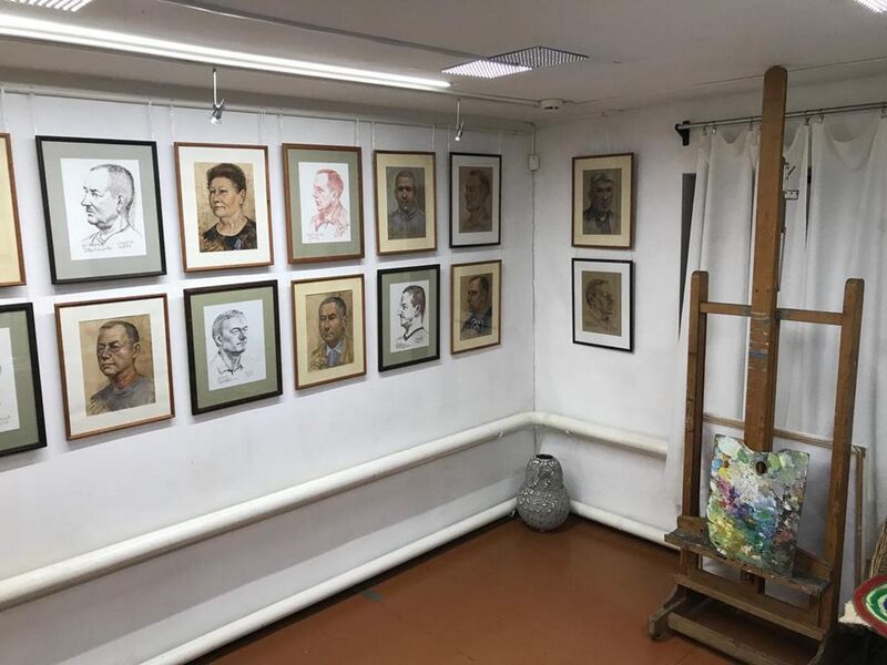 В Мемориальном доме-музее А. Э. Тюлькина открылась очередная выставка портретов ветеранов боевых действий