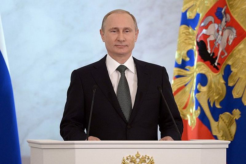 Послание Путина Федеральному собранию показали на правительственном канале США
