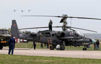 Минобороны получит почти 150 ударных вертолетов Ка-52 "Аллигатор" до 2020 года