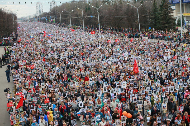 В Башкирии в акции «Бессмертный полк» приняли участие 370 тысяч человек
