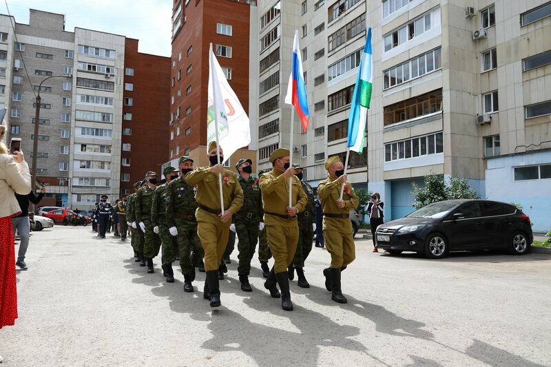 В Уфе для ветеранов Великой Отечественной войны организованы персональные парады