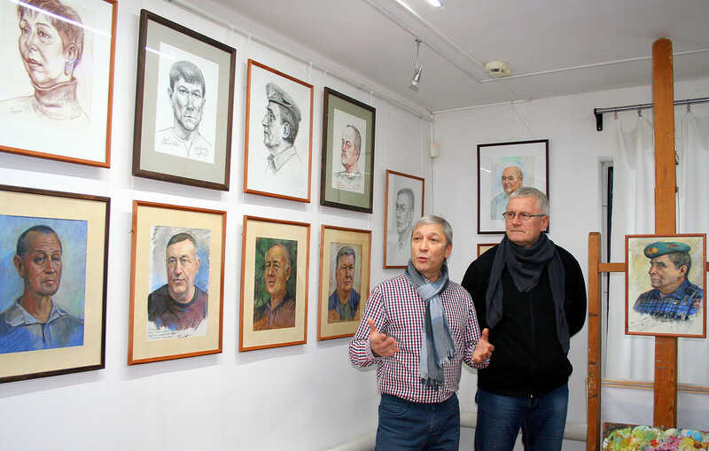 В Мемориальном доме-музее А. Э. Тюлькина открылась выставка портретов ветеранов боевых действий