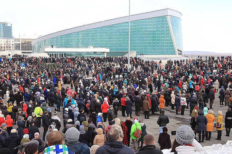 В Уфе прошла народная акция в память жертв теракта в Санкт-Петербурге