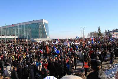 Уфимцы отметили годовщину возвращения Крыма в родную гавань