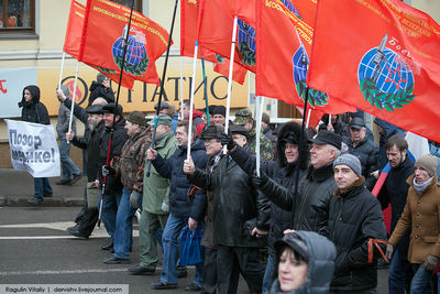 «Боевое братство» организовало шествие против Майдана