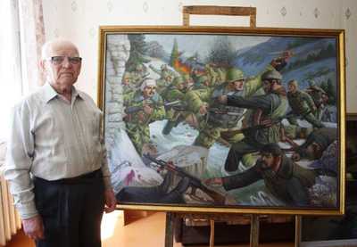 Ветеран войны из Уфы представит публике масштабные картины о героизме военных 