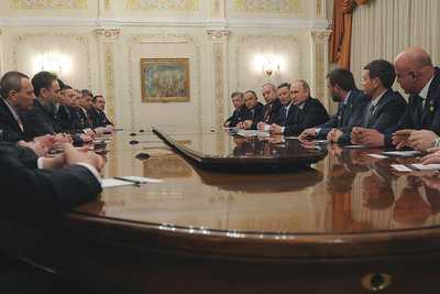 Встреча Владимира Путина с представителями ветеранских организаций