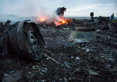 На границе Украины и России сбит Boeing 777